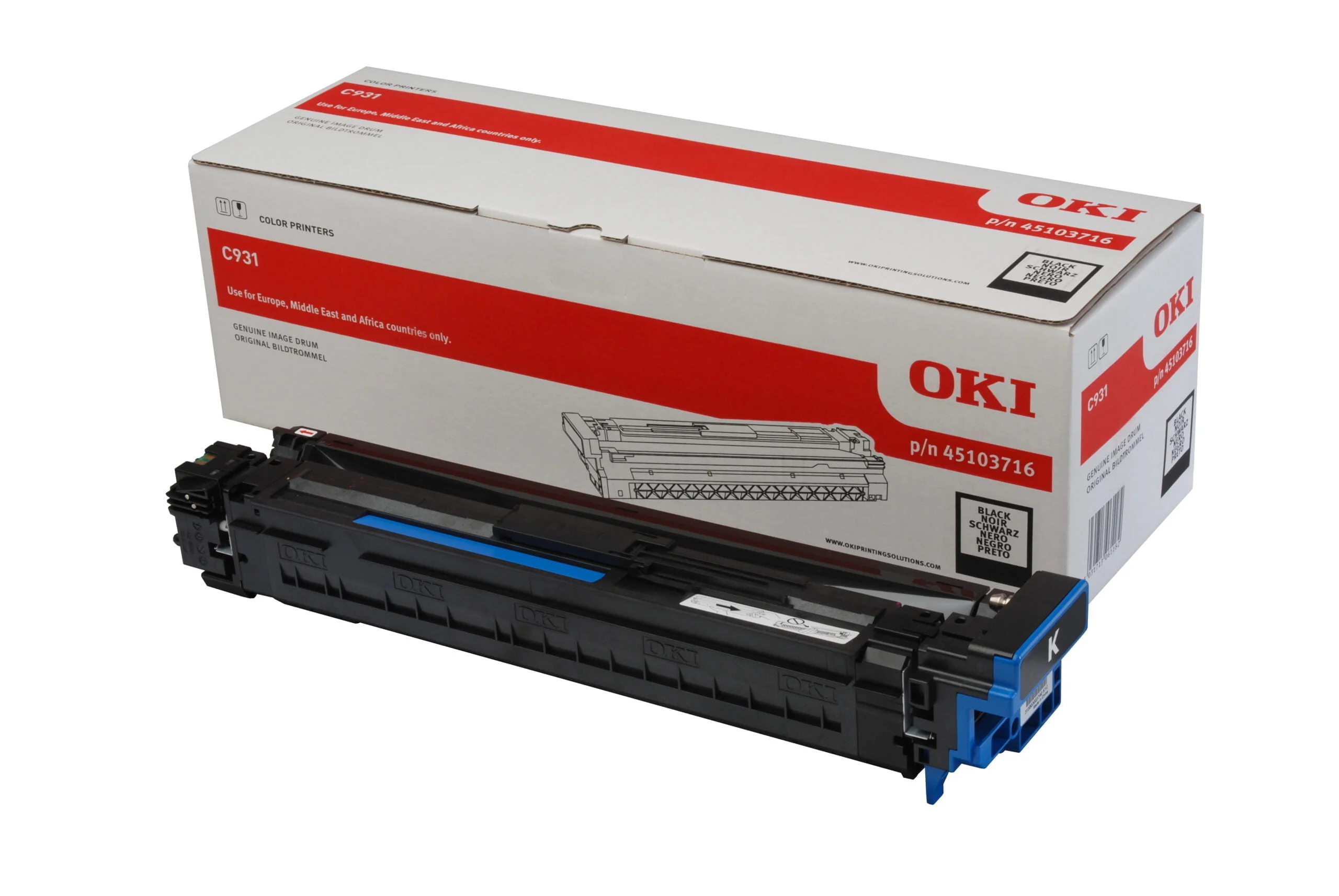 OKI 45103716 Drum Zwart (K) - PrinterCompany